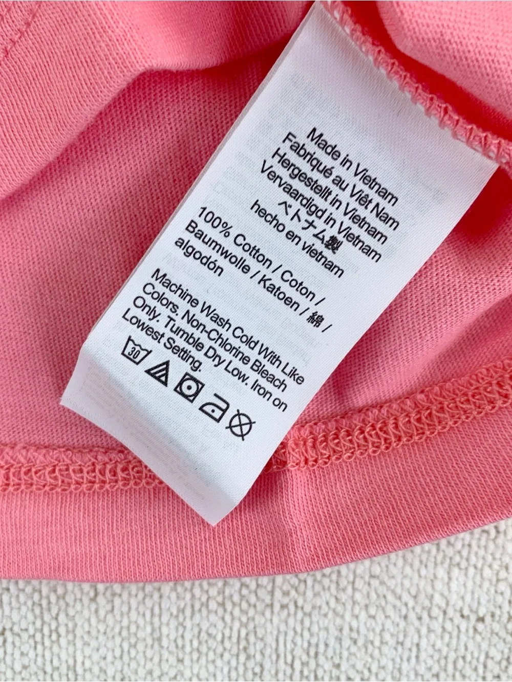 Crewcuts new Girls' shrunken T-shirt in vintage jersey short sleeve light weight